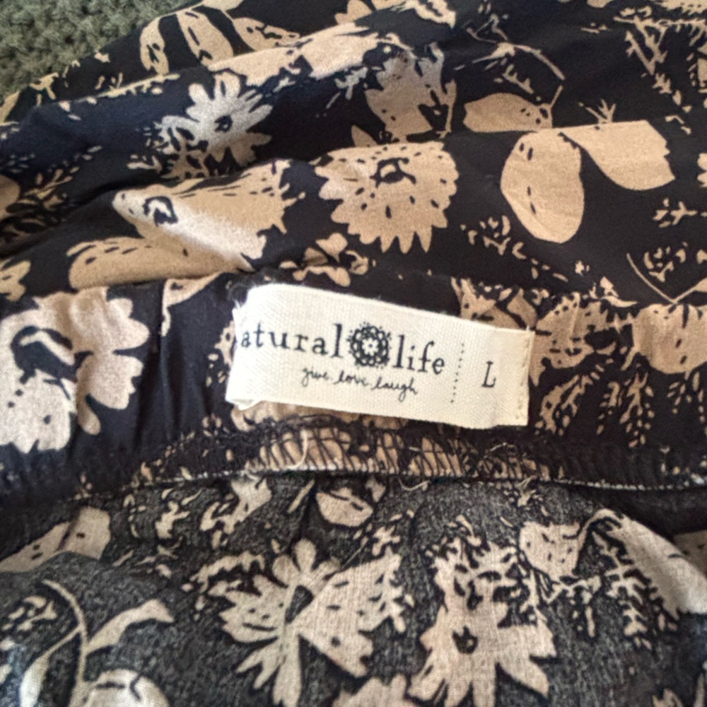 NATURAL LIFE Floral Maxi Skirt L - Picture 3 of 3